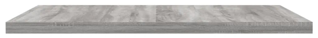 vidaXL Ράφια Τοίχου 4 τεμ. Γκρι Sonoma 40x40x1,5 εκ. Επεξεργ. Ξύλο