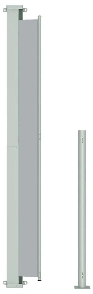 Σκίαστρο Πλαϊνό Συρόμενο Βεράντας Γκρι 220 x 300 εκ. 313425