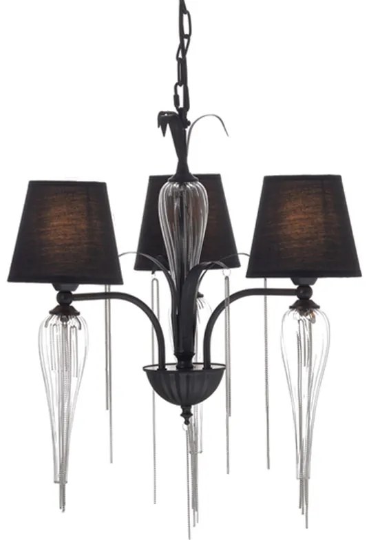 Πολυέλαιος Οροφής Aca Palermo EG170303PBCH Black Matt