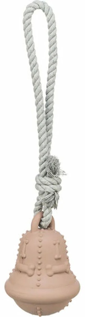 παιχνίδι για γάτες Trixie Μπεζ βαμβάκι Φυσικό καουτσούκ Χριστουγεννιάτικο στεφάνι Καμπάνα