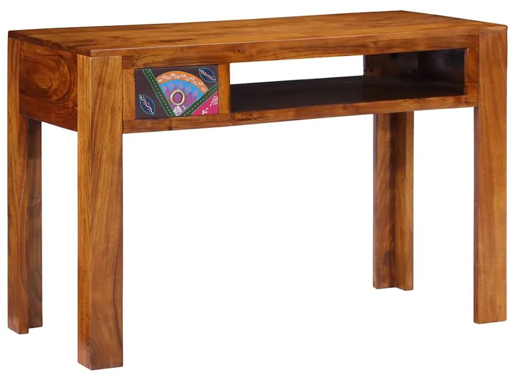 Γραφείο γραφής με συρτάρι με αποθήκευση Καφέ 110 x 50 x 73 εκ