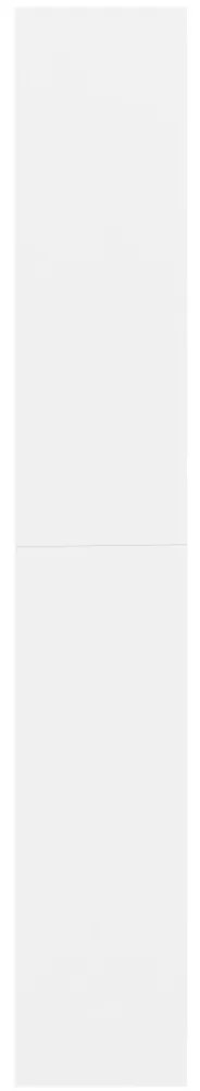 vidaXL Βιβλιοθήκη με 5 Ράφια Λευκή 80 x 30 x 189 εκ. Επεξ. Ξύλο