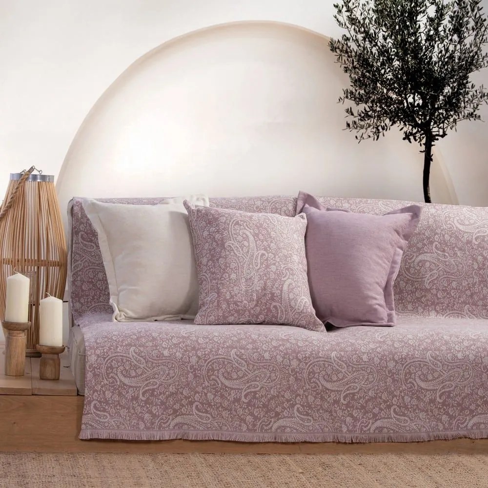 Ριχτάρι Anais Purple Nef-Nef Τριθέσιο 170x300cm Βαμβάκι-Πολυέστερ