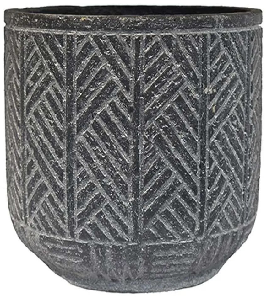 Κασπώ Utah 00.03.35620 Φ19x17cm Grey Ceramic