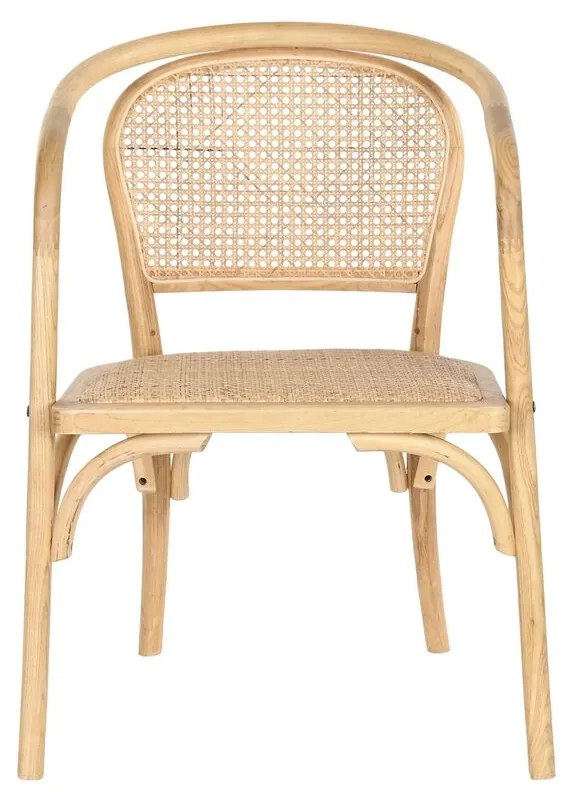 Καρέκλα Τραπεζαρίας DKD Home Decor Φυσικό 53 x 54 x 80 cm