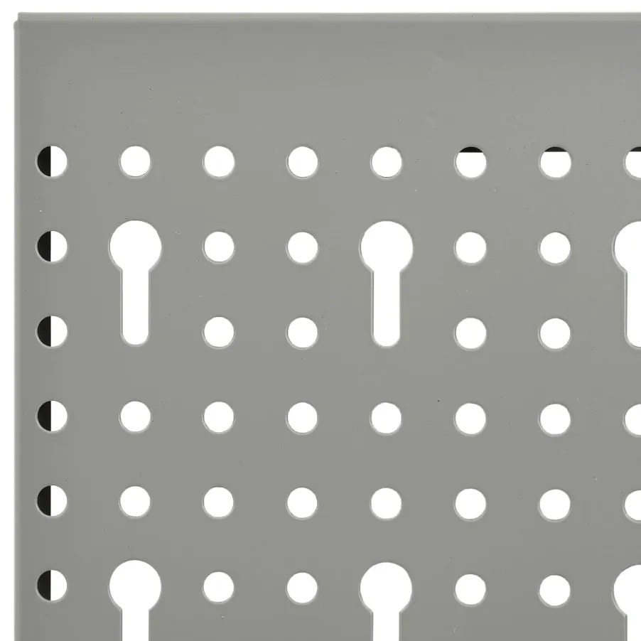 vidaXL Πλάτες Εργαλείων Τοίχου Διάτρητες 3 τεμ. 40 x 58 εκ. Ατσάλινες