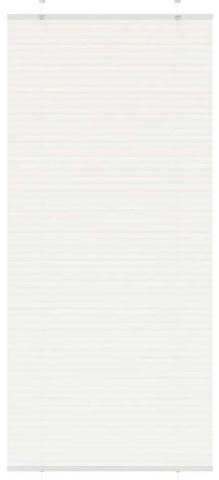 vidaXL Πλισέ περσίδα Λευκό 95x200 cm Πλάτος υφάσματος 94,4 cm