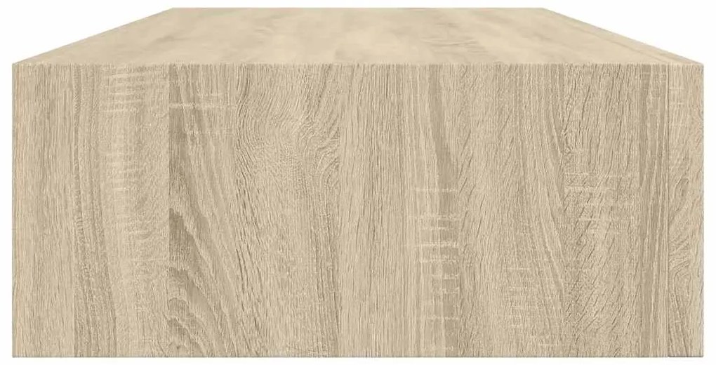 vidaXL Ράφι Επιτοίχιο με Συρτάρι Χρώμα Δρυός 60 x 23,5 x 10εκ. από MDF
