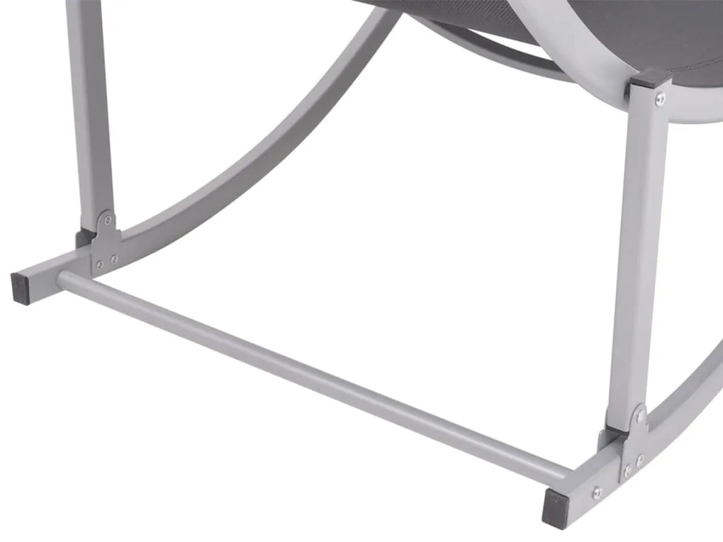 vidaXL Ξαπλώστρες Πτυσσόμενες 2 τεμ. από Αλουμίνιο / Textilene