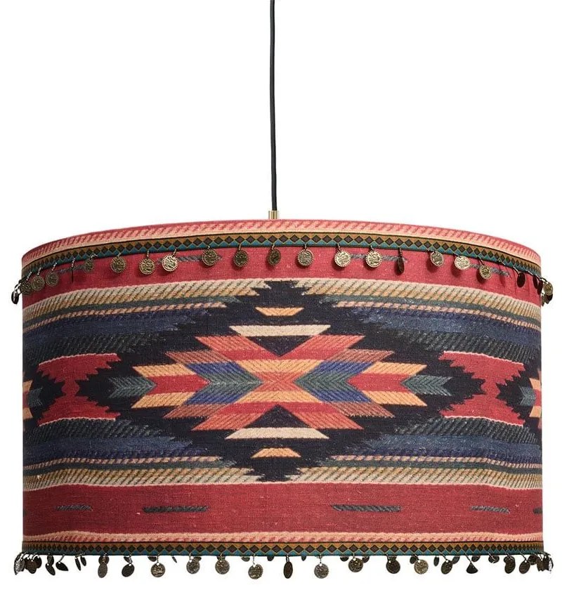 Φωτιστικό Οροφής Peruvian CL50203 35X22Cm MindTheGap Metal, Fabric