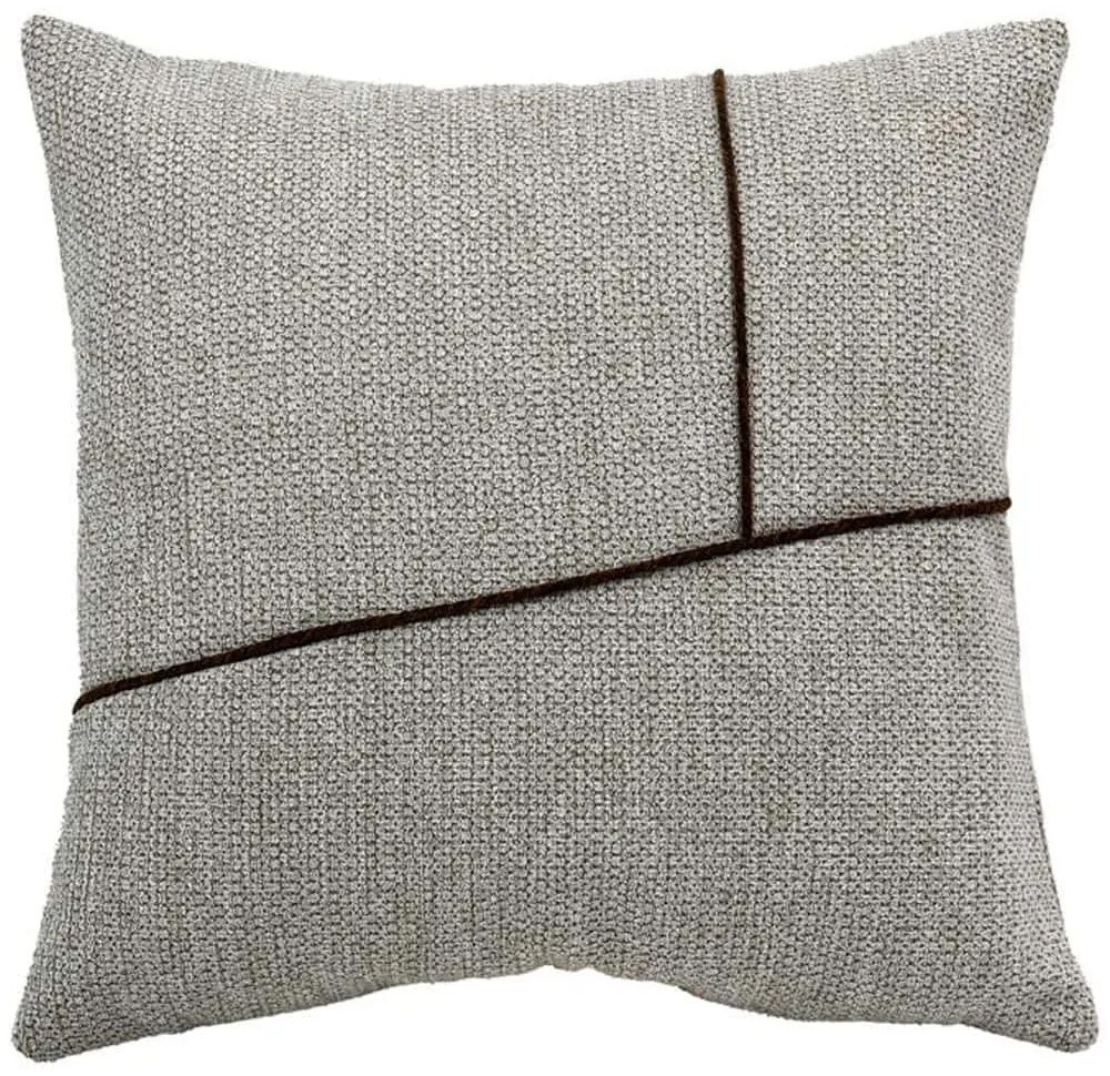 Μαξιλάρι Διακοσμητικό (Με Γέμιση) Linear 374-225-497 Beige 43X43 Fabric