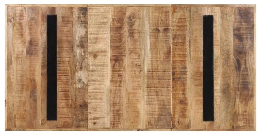 vidaXL Τραπεζαρία 180 x 90 x 76 εκ. από Ακατέργαστο Ξύλο Μάνγκο