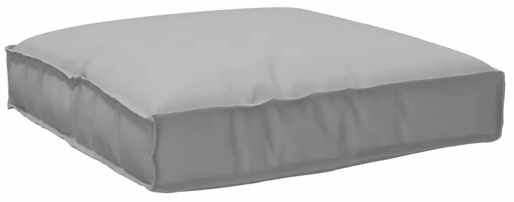 vidaXL Μαξιλάρι Γκρι 80 x 80 x 12 cm Ύφασμα Όξφορντ