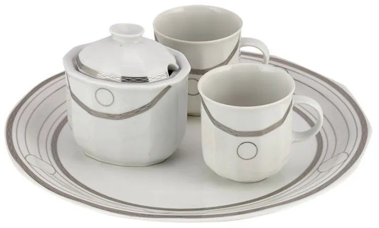 Σετ Καφέ 4τμχ Πορσελάνης WM Collection 30εκ. N234