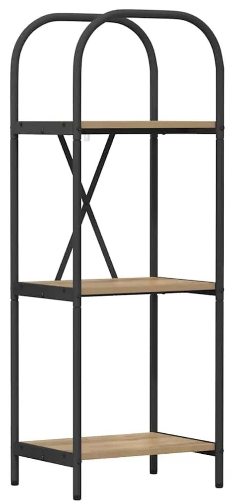 vidaXL Ράφι Βιβλίων artisan δρυς 40 x 30 x 109 εκ Επεξεργασμένο ξύλο