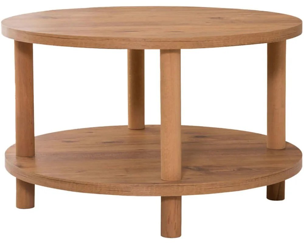 Τραπέζι Σαλονιού Roby 688DRA1301 Φ70x43,7cm Natural