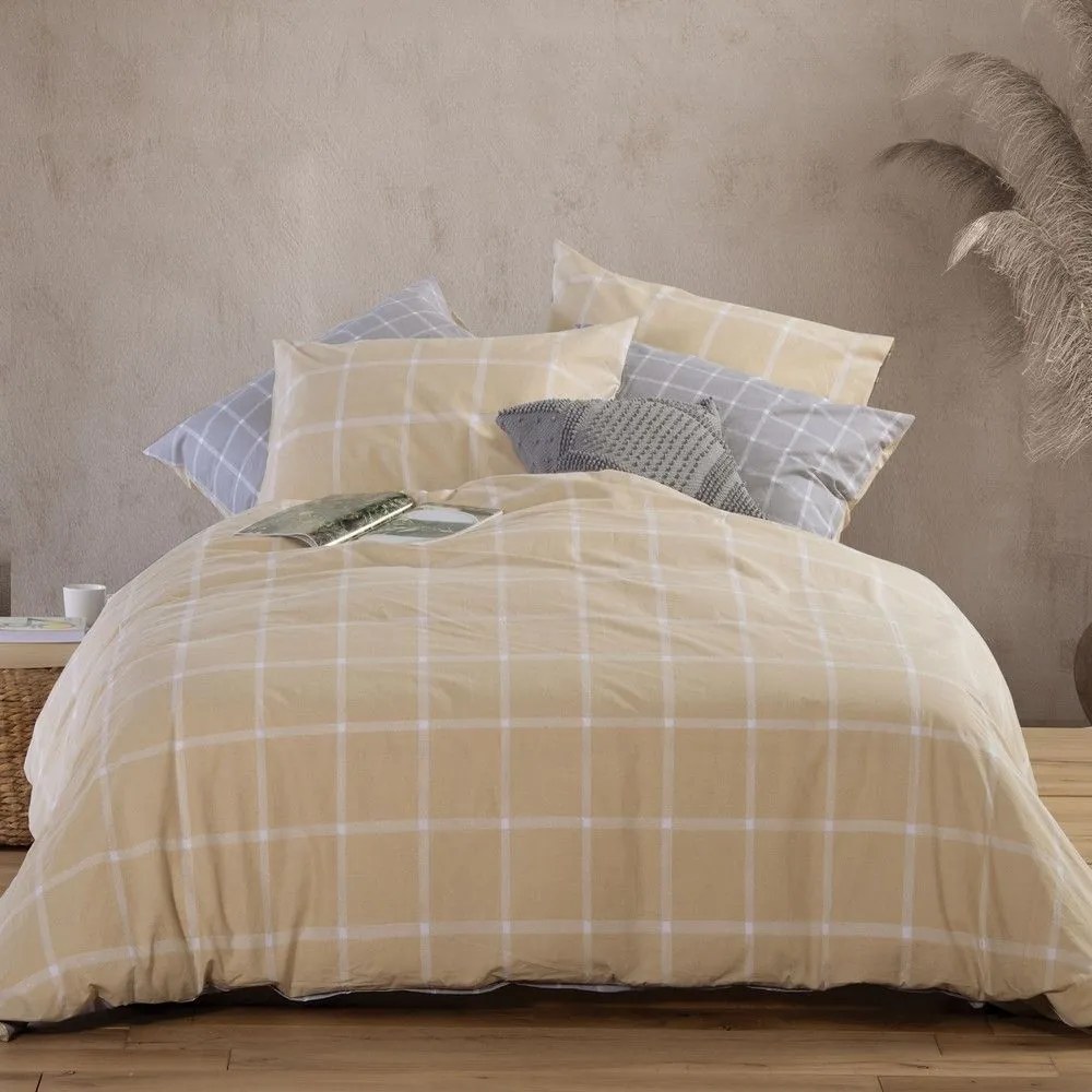 Σεντόνια Henry (Σετ 3τμχ) Yellow Nef-Nef Μονό 170x270cm 100% Cotton