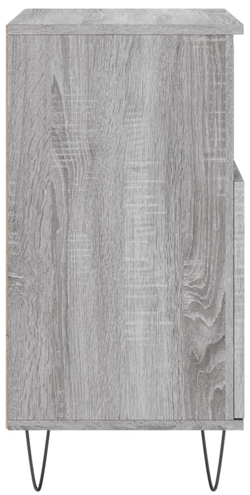 vidaXL Ντουλάπι Γκρι Sonoma 60x35x70 εκ. από Επεξεργασμένο Ξύλο