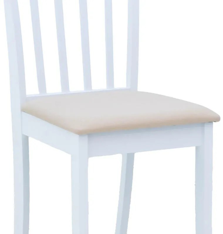 Καρέκλα Houston σε λευκή απόχρωση 40x49x94εκ 2αδα 40x49x94 εκ.