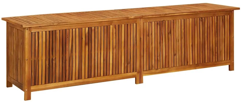 vidaXL Μπαούλο Αποθήκευσης Κήπου 200x50x58 εκ. από Μασίφ Ξύλο Ακακίας