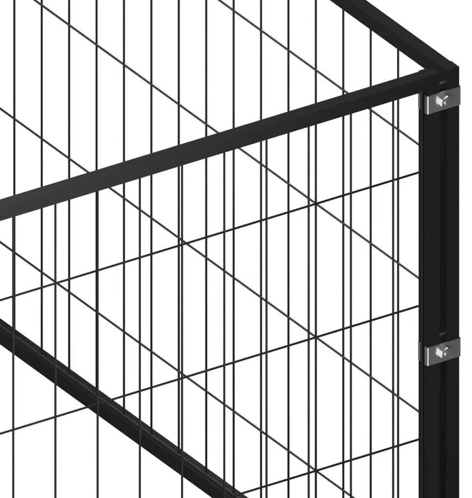 Σπιτάκι Σκύλου Μαύρο 64 μ² Ατσάλινο 3082187
