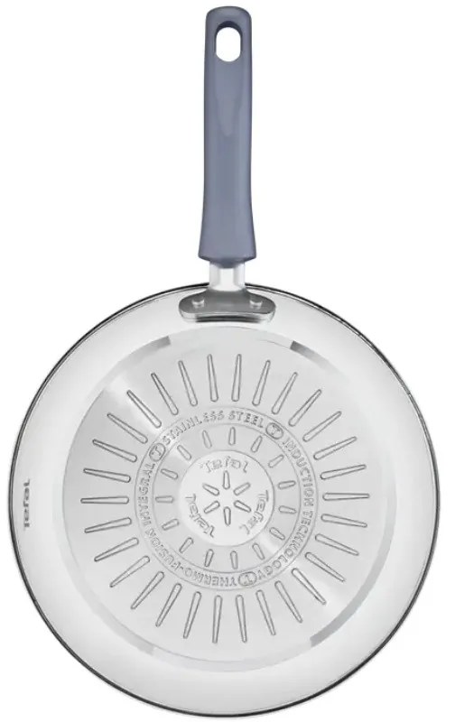 Tefal G7314055 DAILY COOK Ψησταριά-γκριλ, 26 cm, Θερμοδοχείο & Σήμα, Επαγωγή, Sterling Silver