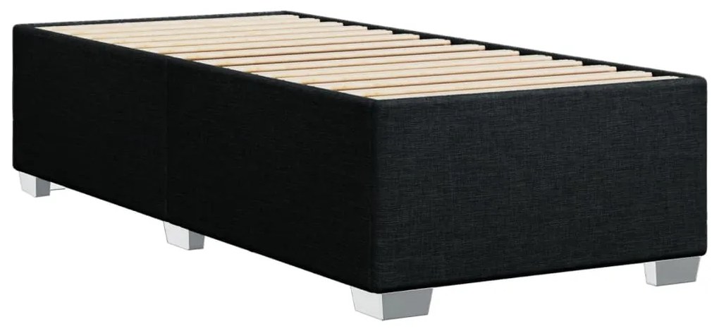 ΚΡΕΒΑΤΙ BOXSPRING ΜΕ ΣΤΡΩΜΑ ΜΑΥΡΟ 80 X 200 ΕΚ. ΥΦΑΣΜΑΤΙΝΟ 3288010