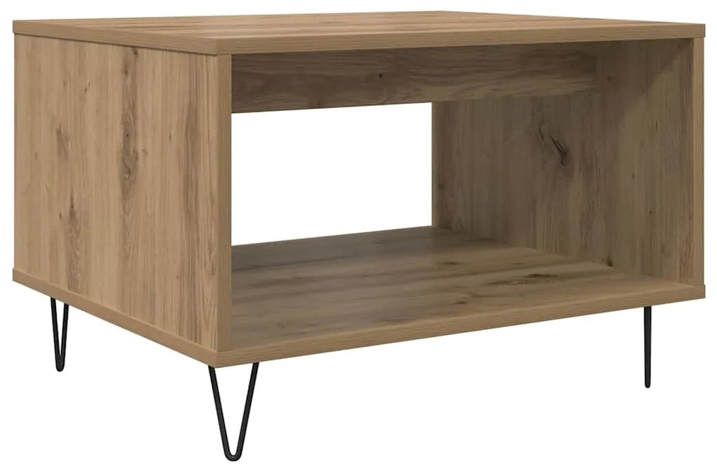 vidaXL Τραπεζάκι σαλονιού artisan δρυς 60 x 50 x 40 εκ