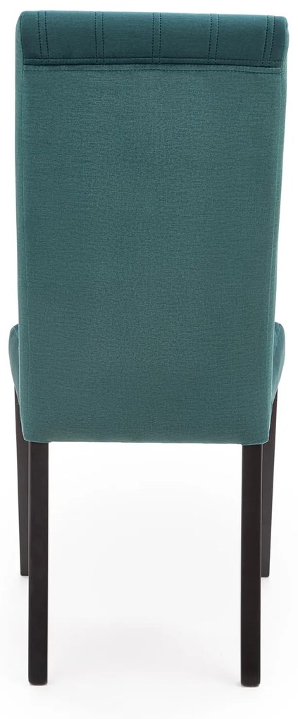 DIEGO 2 chair, color: quilted velvet Stripes - MONOLITH 37 DIOMMI V-PL-N-DIEGO_2-CZARNY-MONOLITH37