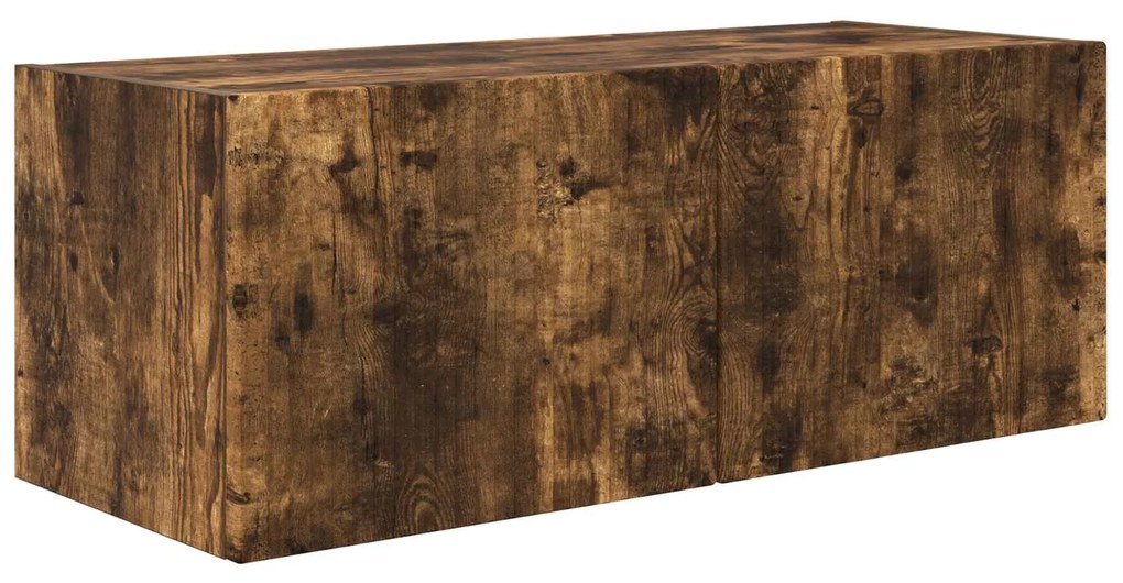 vidaXL Σετ επίπλου τηλεόρασης 2 pcs Καπνιστό Δρύς Επεξεργασμένο ξύλο