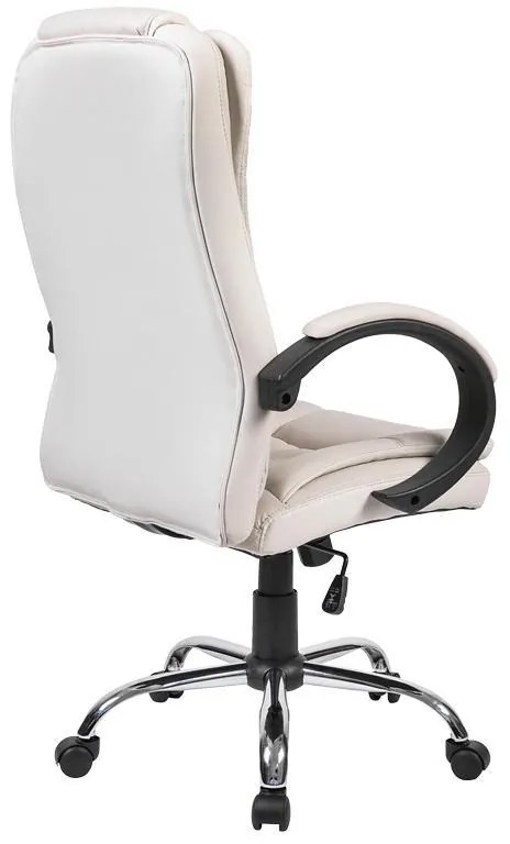 Καρέκλα Γραφείου 2043 Fylliana Λευκό Τεχνόδερμα 63.5x68x121 εκ. 63.5x68x121 εκ.