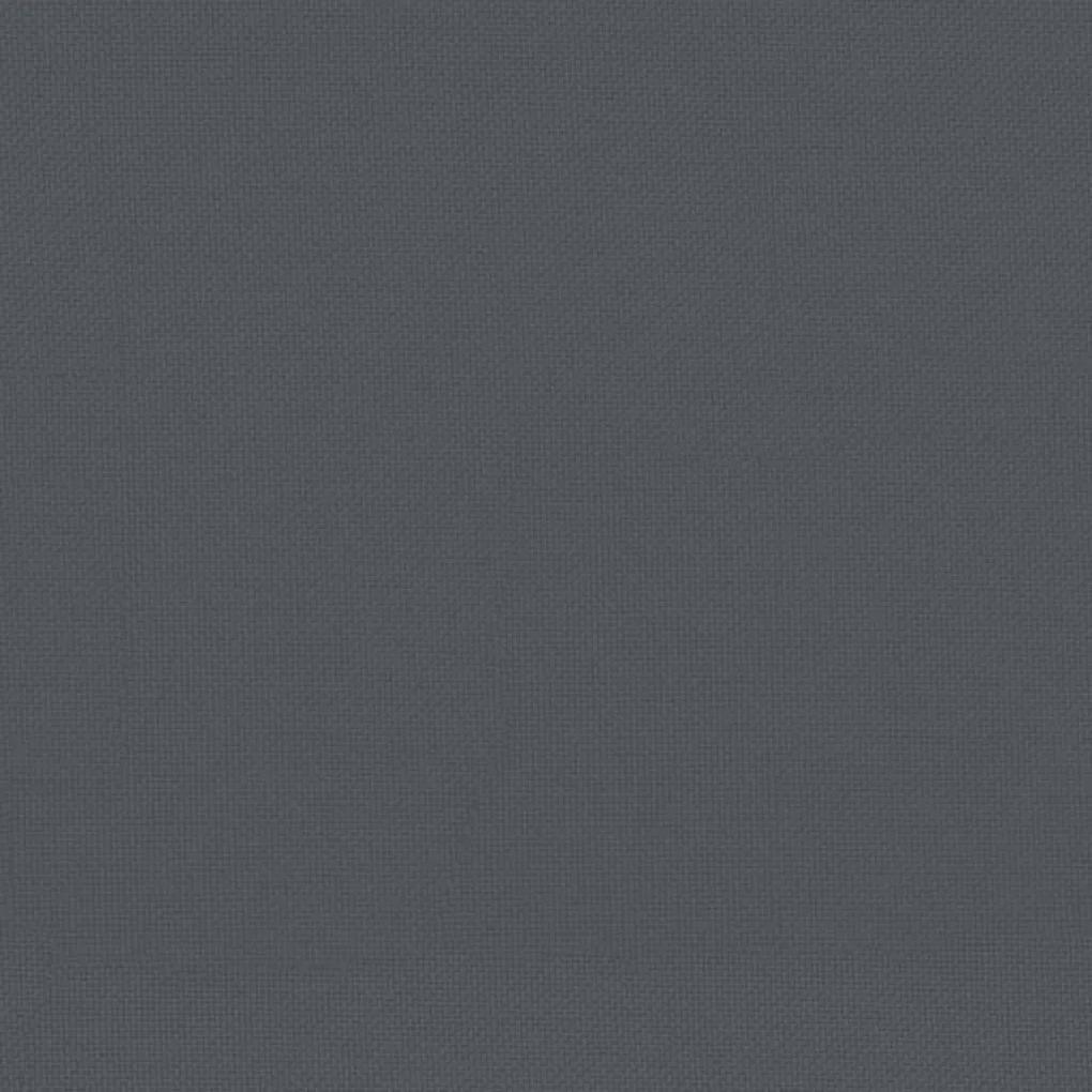 Καναπές Μεσαίος Μαύρος 120 x 80 εκ. από Μασίφ Ξύλο Πεύκου - Μαύρο