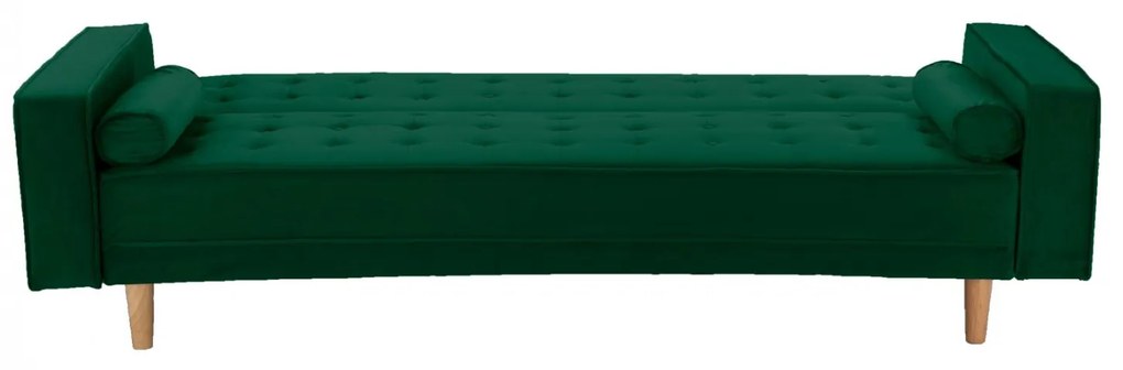Καναπές - Κρεβάτι Salvador Βελούδο Κυπαρισσί 223x90x80Y εκ. 223x90x80 εκ.
