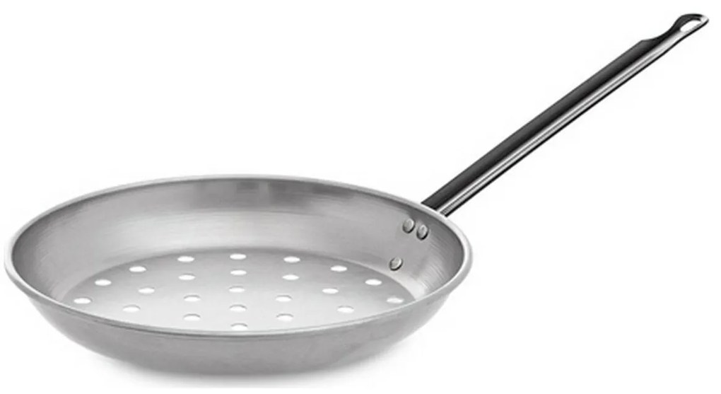 Τηγάνι για τα Κάστανα Vaello Ασημί Χάλυβας Γυαλισμένο Χάλυβα Ø 26 cm