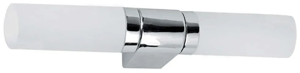 Φωτιστικό Τοίχου - Απλίκα Robert 4104900 E14/2 White-Silver Viokef Metal, Glass