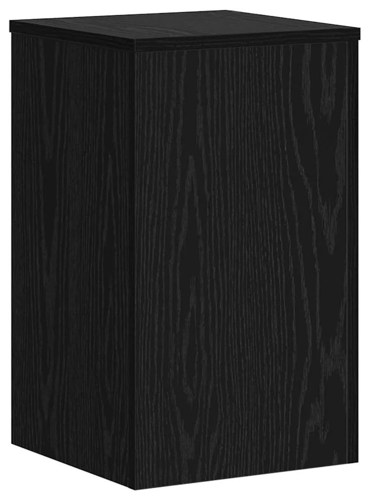 vidaXL Βάση φυτών 2 pcs Μαύρη δρυς 30 x 30 x 50 cm Επεξεργασμένο ξύλο