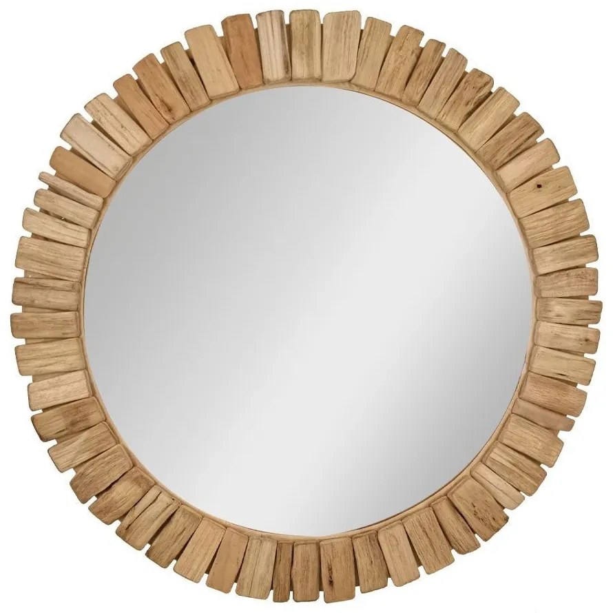 Καθρέπτης Τοίχου Legno 11-0646 72x2.5x72Natural Wood