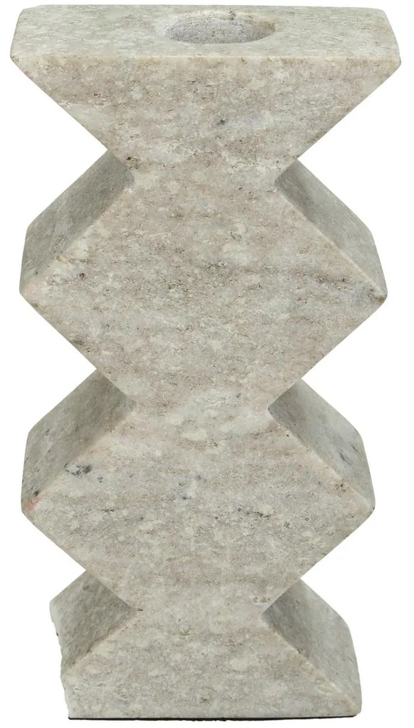 Κηροπήγιο ArteLibre Μπεζ Μάρμαρο 8x4x15.5cm