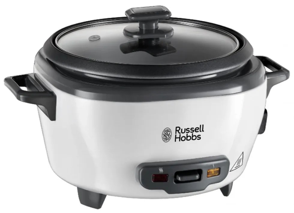 Βραστήρας Ρυζιού Αντικολλητικός Medium 27030-56 300W Black-White Russell Hobbs