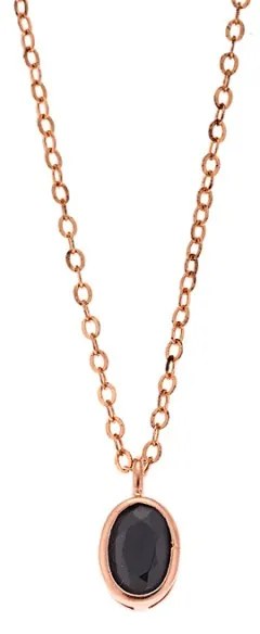 Μενταγιόν Senza Silver 925 Rose Gold Plated