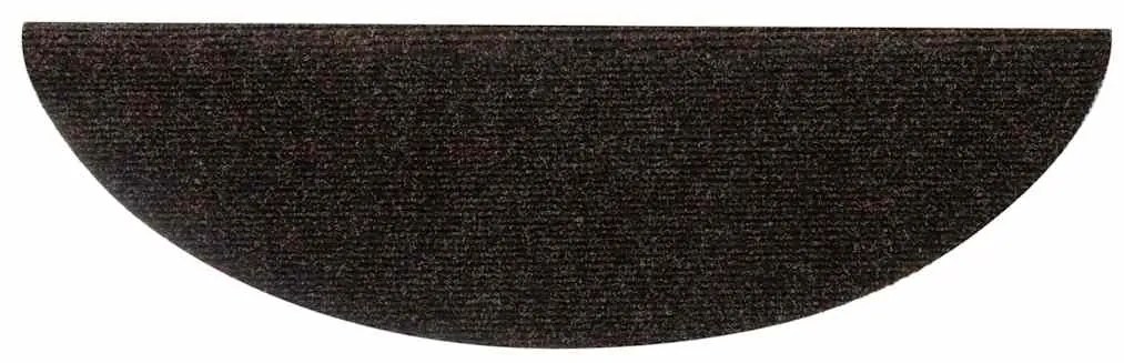 vidaXL Πατάκια Σκάλας Αυτοκόλλητα 5 τεμ. Καφέ 56x17x3 εκ. Βελονιασμένα