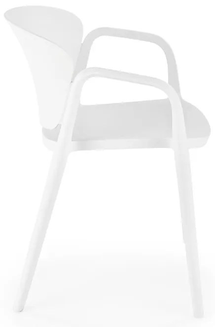 Dine 491 Καρεκλα Λευκό