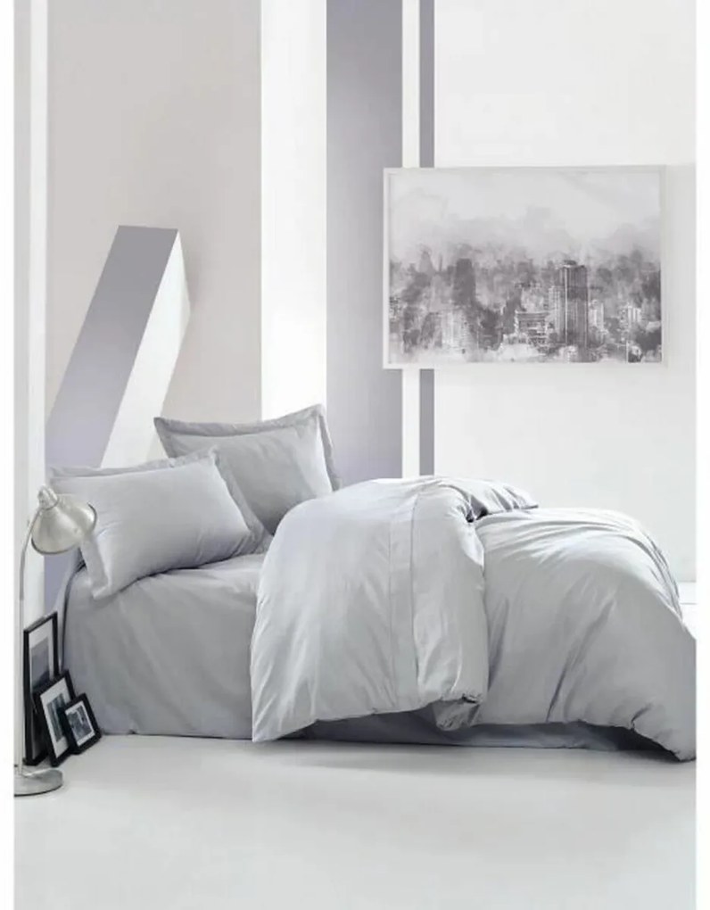 Σετ κάλυμμα παπλώματος Γκρι 220 x 240 cm
