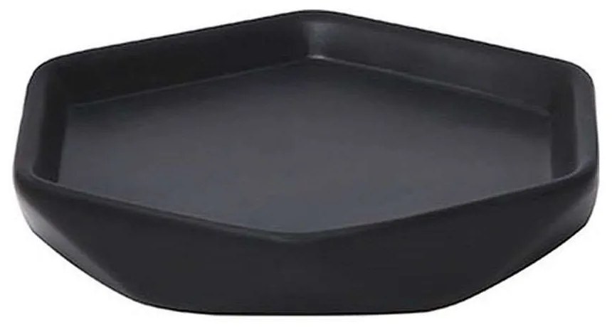 Σαπουνοθήκη Πολύγωνη 06.6480103 Black Ceramic
