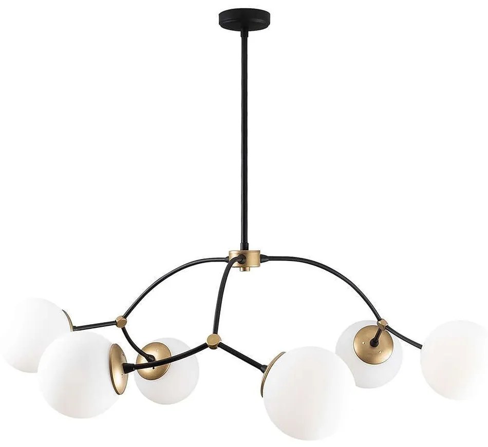 Φωτιστικό Οροφής Kromozom 584TTM1104 90x90x69cm 6xE27 40W Multi Opviq
