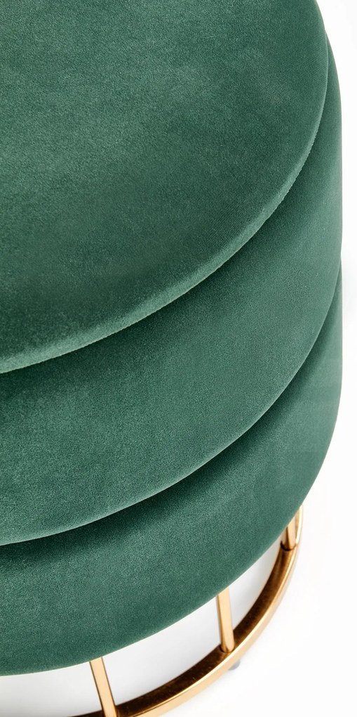 MINTY stool, color: dark green DIOMMI V-CH-MINTY-PUFA-C.ZIELONY