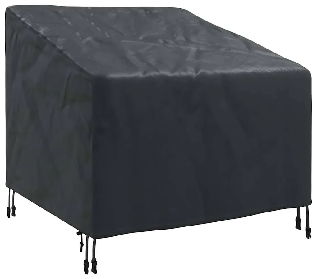 vidaXL Κάλυμμα Κήπου για Καρέκλα Μαύρο 90 x 90 x 50 / 75 cm Ύφασμα 420D