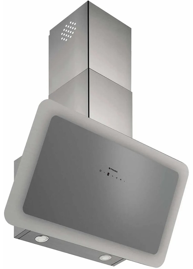 Pyramis Vetrio Απορροφητήρας Καμινάδα 60cm Inox-Grey (065039401)