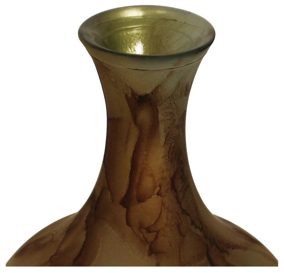Βάζο ArteLibre Καφέ Ανακυκλωμένο Γυαλί 40x40x65cm