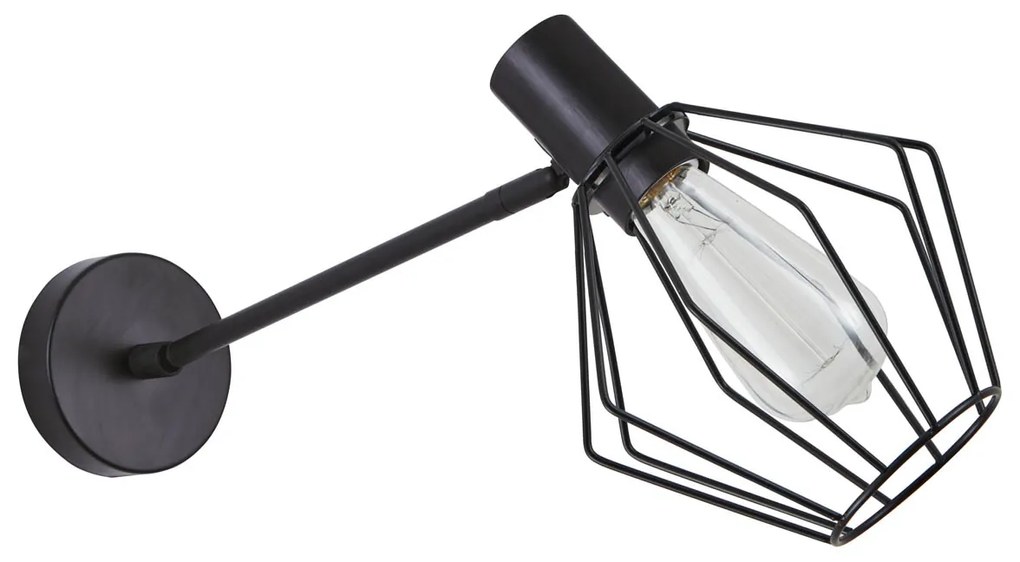 Απλίκα Τοίχου Homelighting 77-8321 Black